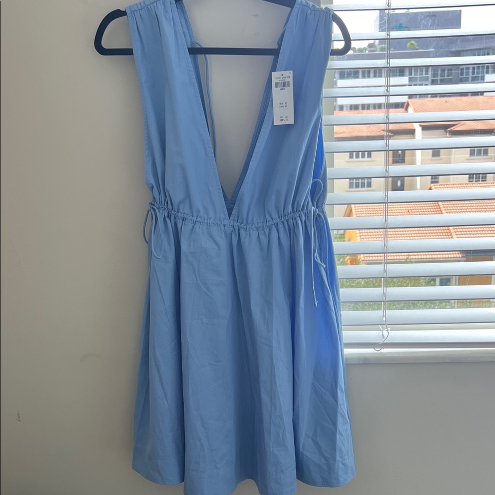Light Blue Sleeveless Dress